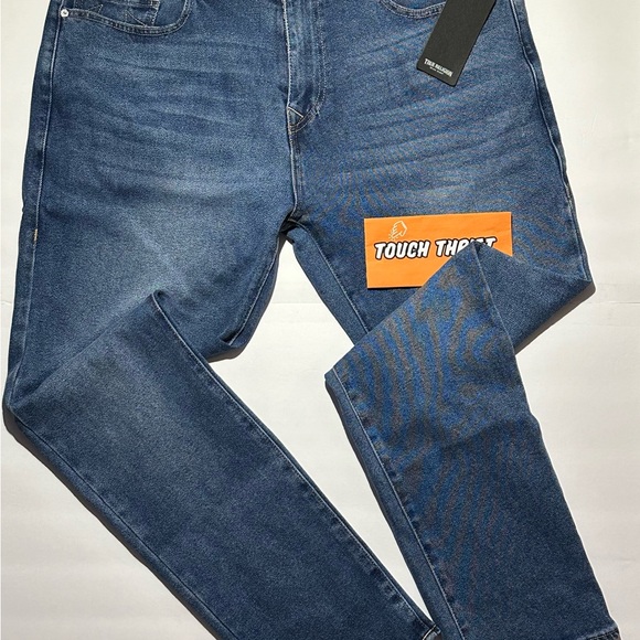 Men's True Religion Classic Blue Slim Jeans - Picture 1 of 4